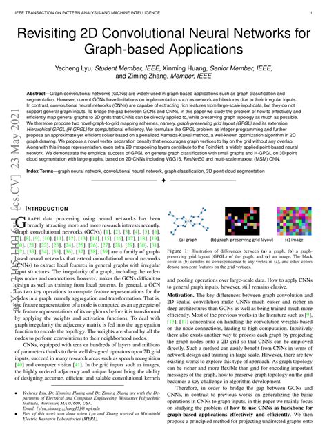 Revisiting 2D Convolutional Neural Networks for Graph-Based ...