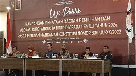 Kpu Diy Usulkan Dapil Pemilu Gunungkidul Terbagi Jadi Dua Dapil