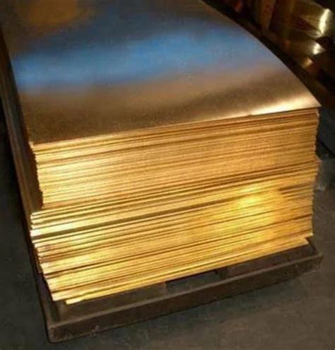 Polished Golden Brass Sheet Rectangular Mm At Rs Kg In