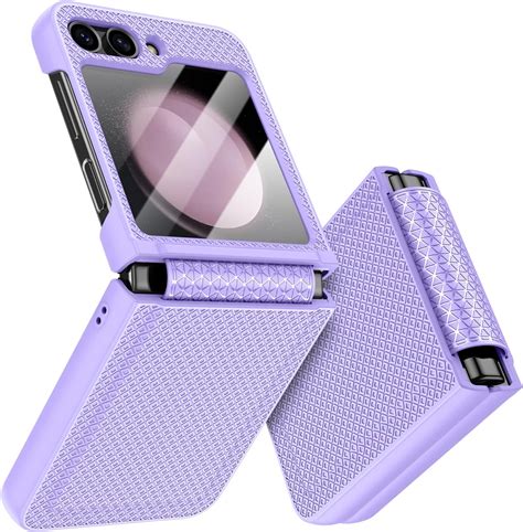 Doeshine Coque pour Samsung Z Flip 5 Protection D écran Arrière et