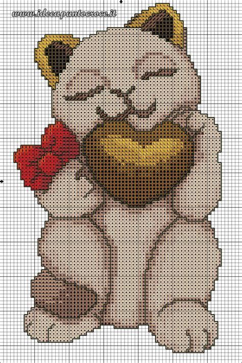 Schema Gattino Thun Punto Croce Cat Cross Stitch Pattern Cross Stitch