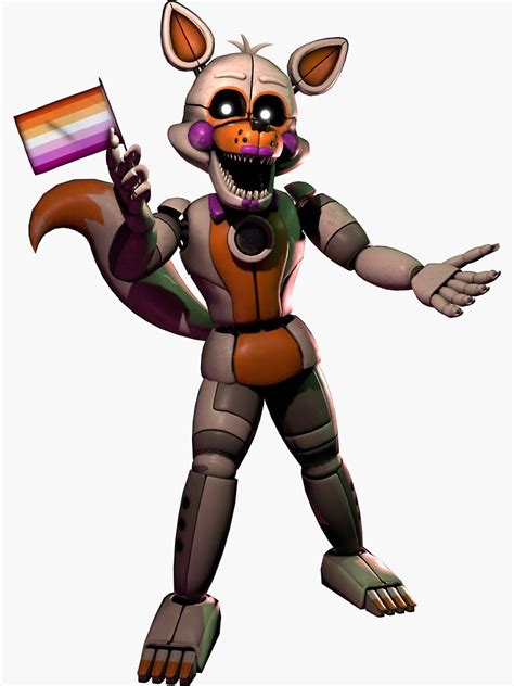 Lolbit Lesbian Flag Pride Fnaf Sticker For Sale By Toribit Redbubble