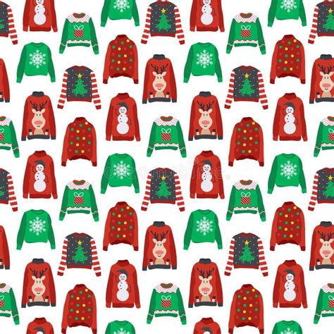 Ugly Sweaters Background Stock Illustrations 378 Ugly Sweaters