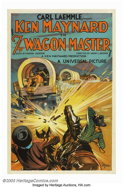 Wagon Master Universal 1929 One Sheet 27 X 41 This Was Ken