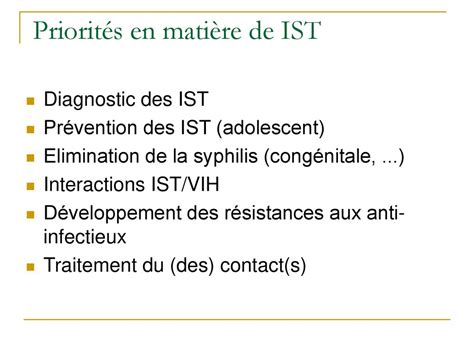 Infections Sexuellement Transmissibles Ist Et Vih Ppt Télécharger