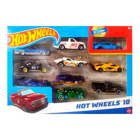 Hot Wheels Pacote 10 Carrinhos MP Brinquedos Descubra Cassinos Online Gratuitos