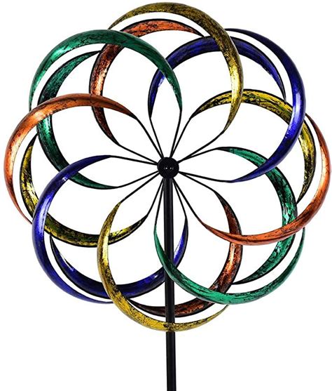 Winwindspinner Kinetic Outdoor Metal Wind Spinner Large Garden Wind