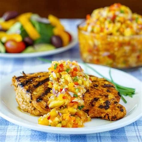 Baked Chicken With Pineapple Salsa