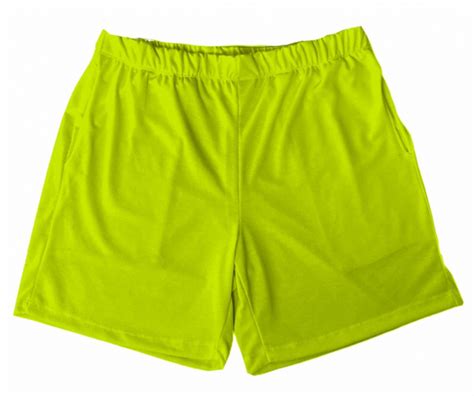 Short Tactel Masculino Adulto Verde Neon Na Camiseteria S A