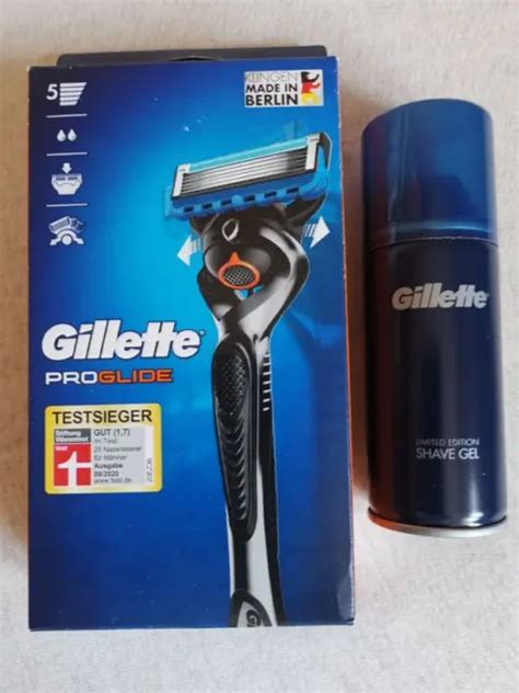 Gillette Proglide Nassrasierer Herren Flexball Rasierer Fach Klinge