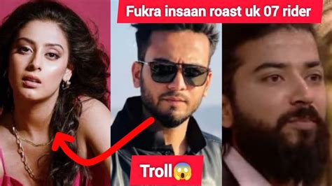 Elvish Yadav Troll Isha 😱fukra Insaan Roast Uk 07 Rider😱 Shubh Ko