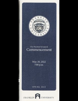 "Spring 2022 Commencement" by Franklin University