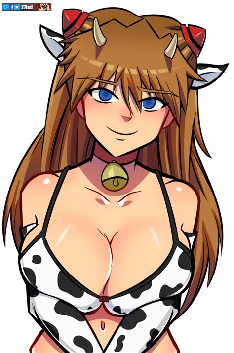 Commission YCH Cow Girl Asuka 1 2 By Lsd27 Hentai Foundry