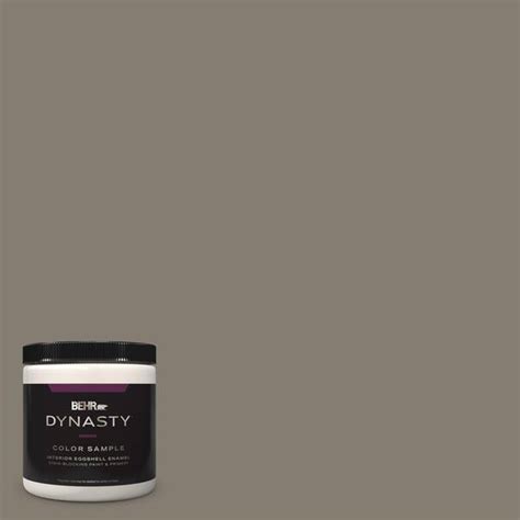 BEHR DYNASTY 8 Oz MQ2 53 Smoky Trout One Coat Hide Eggshell Enamel