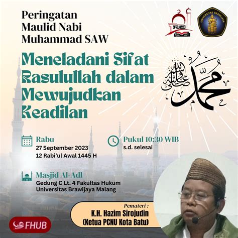 Id Peringatan Maulid Nabi Muhammad Saw Meneladani Sifat Rasulullah