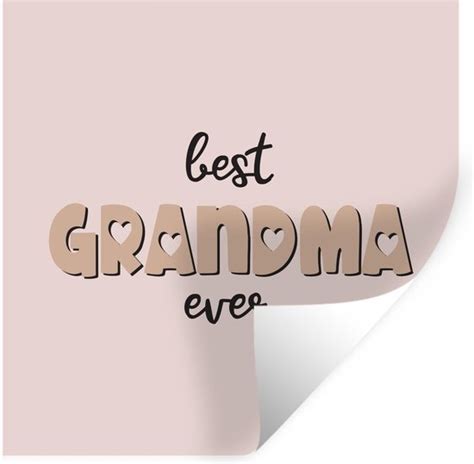 Muurstickers Spreuken Best Grandma Ever Quotes Oma X Cm