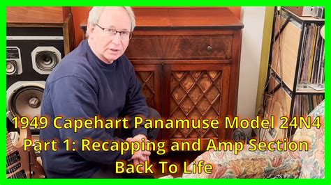 Capehart Panamuse Model N Re Capping And Bringing Amplifier