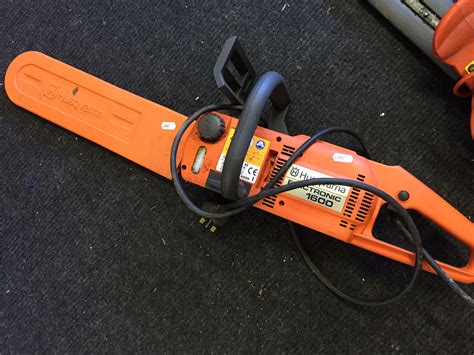 A Husqvarna Electronic Chain Saw