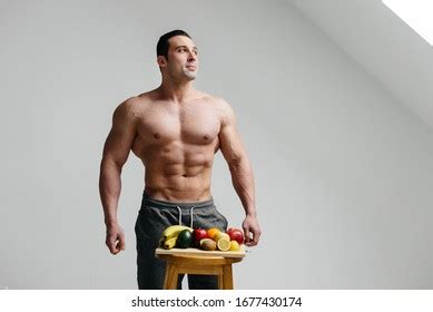 Sexy Vegan Guy Naked Torso Posing Stock Photo Shutterstock