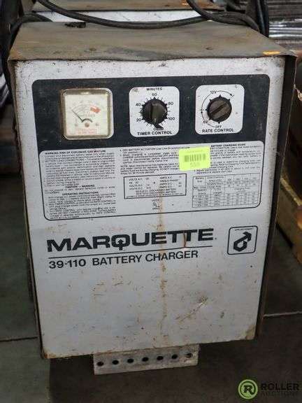 2 Marquette 39 110 Battery Chargers Roller Auctions