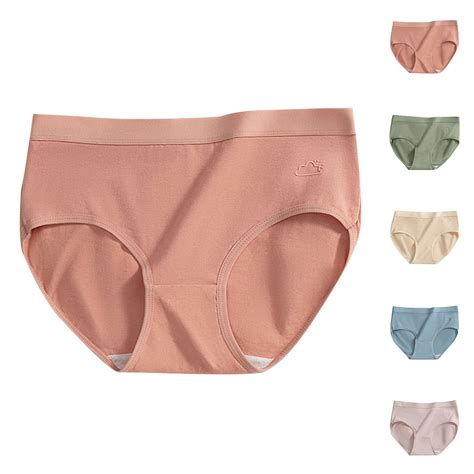 Sentmoon Plus Size Bikini Plus Size High Waist Breathable Seamless Cute Underwear For Women No