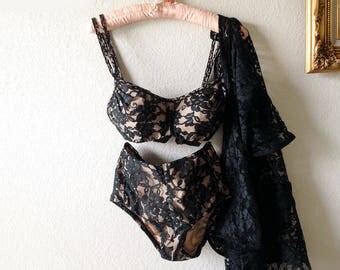 Lace Bikini Etsy