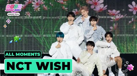 Nct Wish 엔시티 위시 All Moments 🎁💚 Kcon Japan 2024 Youtube