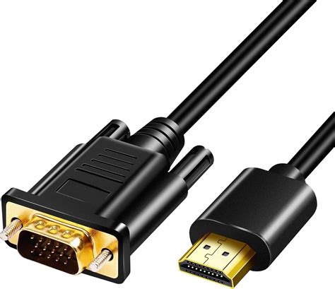 Herfair Hdmi Auf Vga Adapterkabel Vergoldet P Aktiv Hdmi