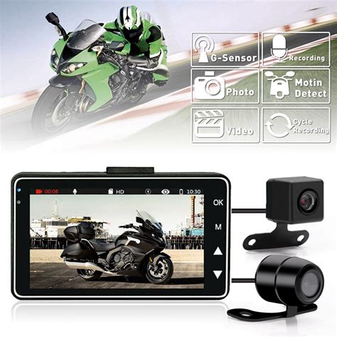 X Inch P Motorcycle Camera Dvr Motor Dash Cam With Special Dual