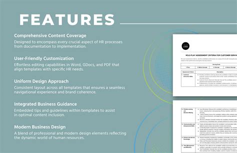 Role Play Assessment Criteria For Customer Service Roles HR Template In