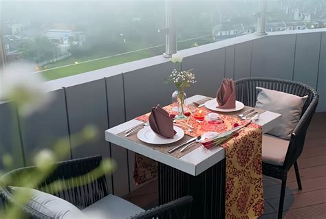 Valentine Dinner Romantis Di Rooftop Hotel Santika Premiere ICE BSD