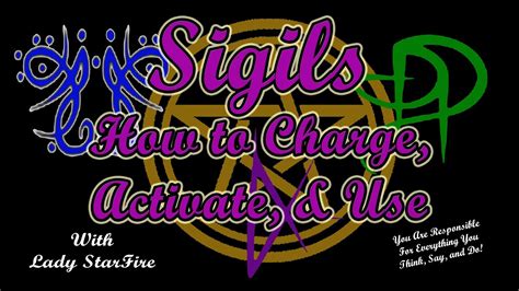 Witchy Tips Sigils Charging And Activating How To Charge Activate