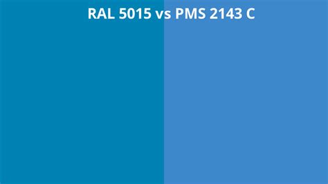 Ral 5015 Vs Pms 2143 C Ral Colour Chart Uk