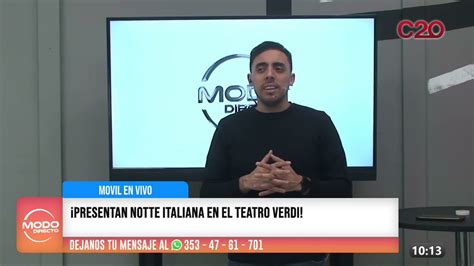 MODO DIRECTO MÓVIL EN VIVO SOCIEDAD ITALIANA PRESENTAN NOTTE