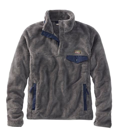 Men S L L Bean Hi Pile Fleece Pullover Fleece Pullover Pullover Mens Sweatshirts