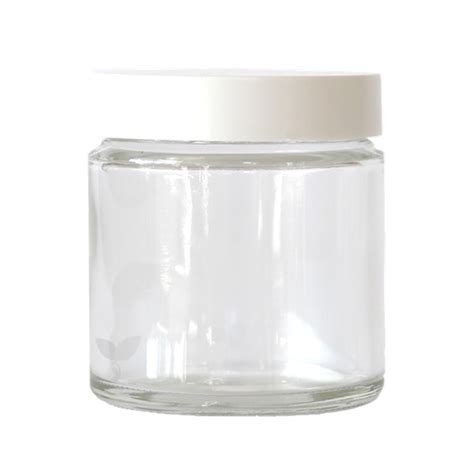 120ml Clear Glass Jar Vitalia