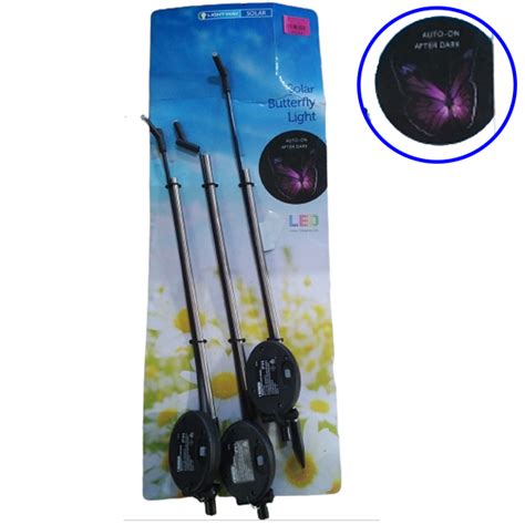 Lightway Solar Led Butterfly Lights Pcs Hmr Shop N Bid