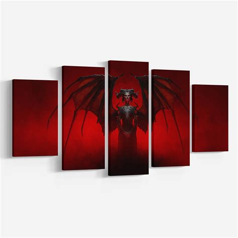 Diablo IV Lilith Canvas Poster Diablo 4 Canvas Wall Art New - Etsy