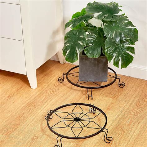 Soporte De Metal Para Plantas De Pulgadas Para Interiores Y