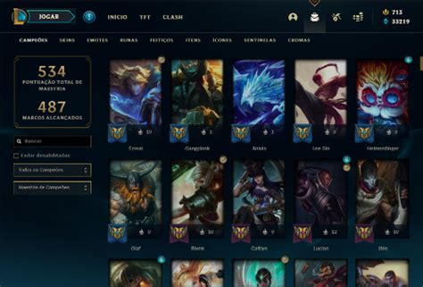 Conta Antiga Muitas Skins E Todos League Of Legends Contas GGMAX