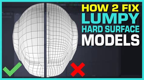 Maya Hard Surface Modeling Tutorial Lumpy Surface Fix Youtube