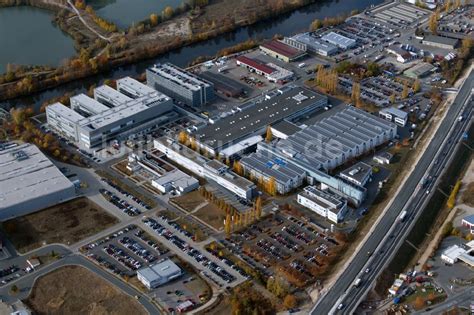 Forchheim von oben Forschungs Gebäude und Bürokomplex von Siemens