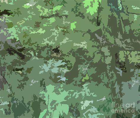 Shades of Green Camo Abstract Nature Camouflage Design Pattern Digital ...