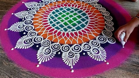 Diwali Special Sanskar Bharti Rangoli Using Plastic Bag | दिवाळी स्पेशल ...