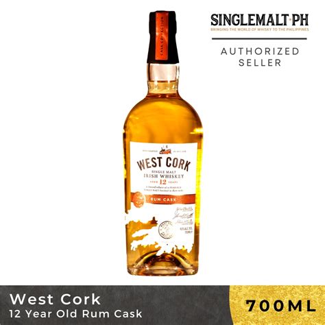 West Cork Year Old Rum Cask Single Malt Whisky Cl Shopee Philippines