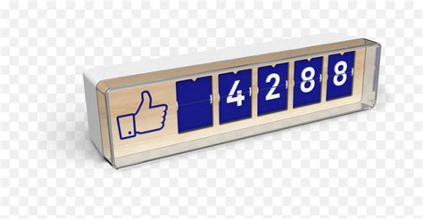 Smiirl Facebook Like Counter Real Time 5 Digits Wood Number Counter