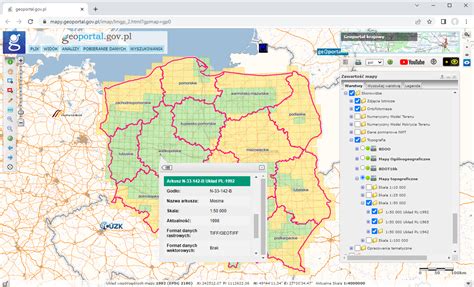 Aktualizacja Skorowidz W Map Topograficznych W Serwisie Geoportal