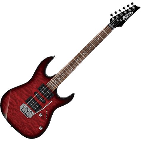 Ibanez Gio Rx Grx Qa Electric Guitar In Transparent Red Burst