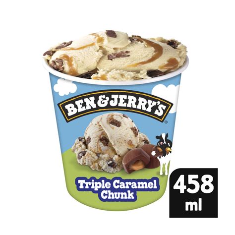 Buy Ben And Jerrys Triple Caramel Chunk Ice Cream 458ml Coles