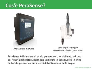 Sensore Di Acido Peracetico Ppt